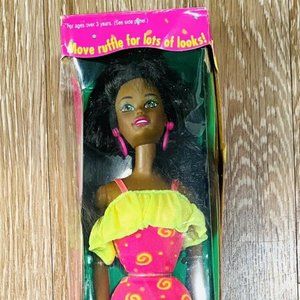 NEW Vintage 1994 Ruffle Fun Barbie Doll